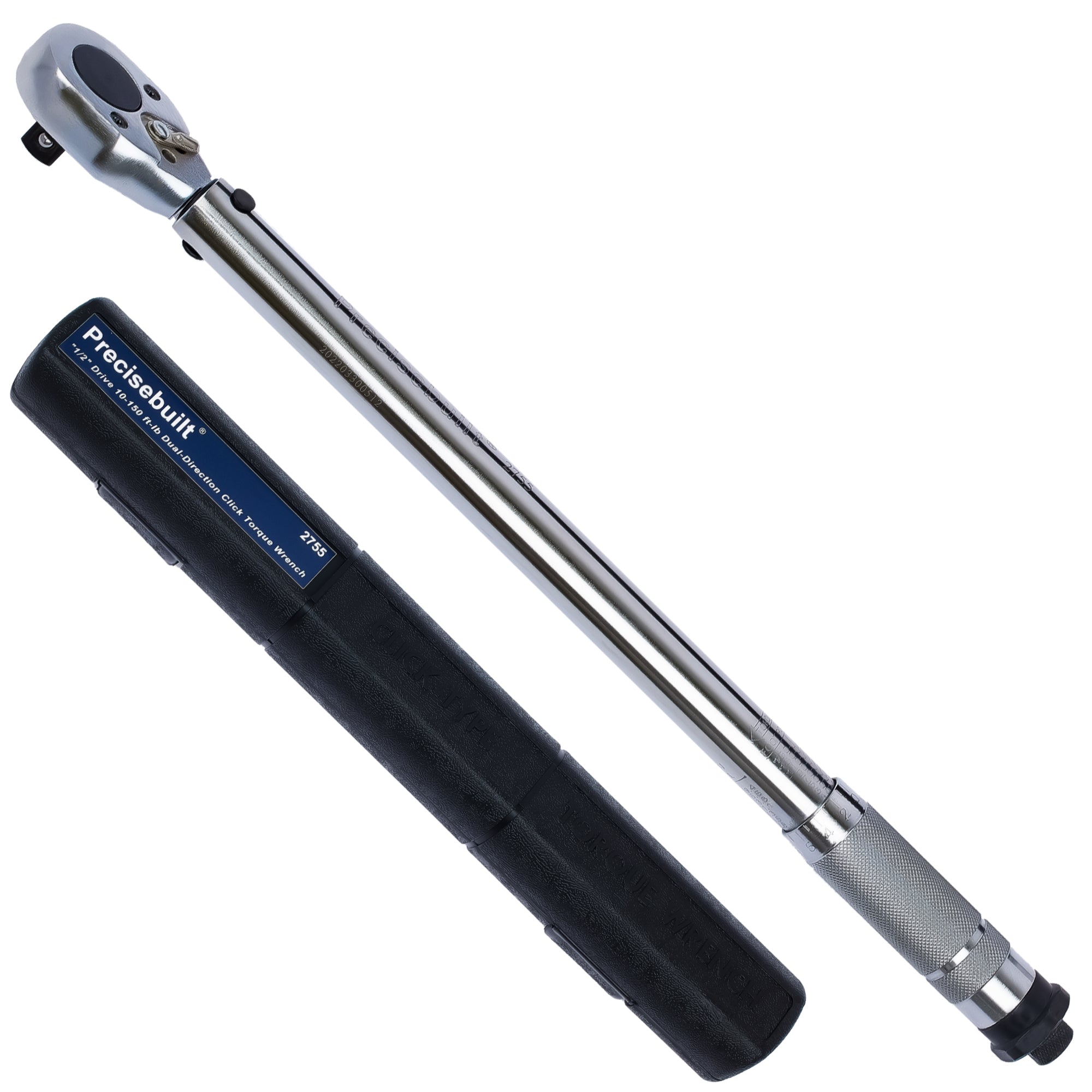 BENTISM Torque Wrench, 1/2 Drive Click Torque Wrench  10-150ft.lb/14-204n.m, Dual-Direction Adjustable Torque Wrench Set,  Mechanical Dual Range Scales
