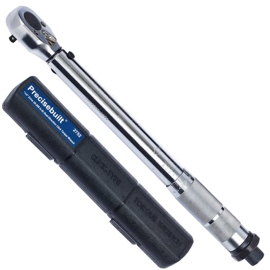 1/4" Drive 20-200 in-lb (35-219 kg-cm) Dual-Direction Click Torque Wrench