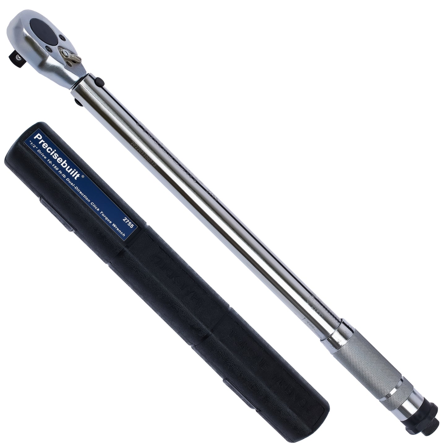 1/2" Drive 10-150 ft-lb (1.4-20.7 kg-m) Dual-Direction Click Torque Wrench