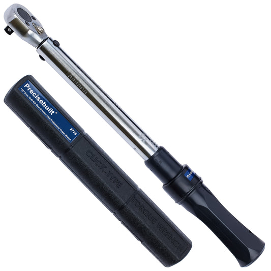 3/8" Drive 10-80 ft-lb (20.4-115 Nm) Dual-Direction Click Professional Torque Wrench